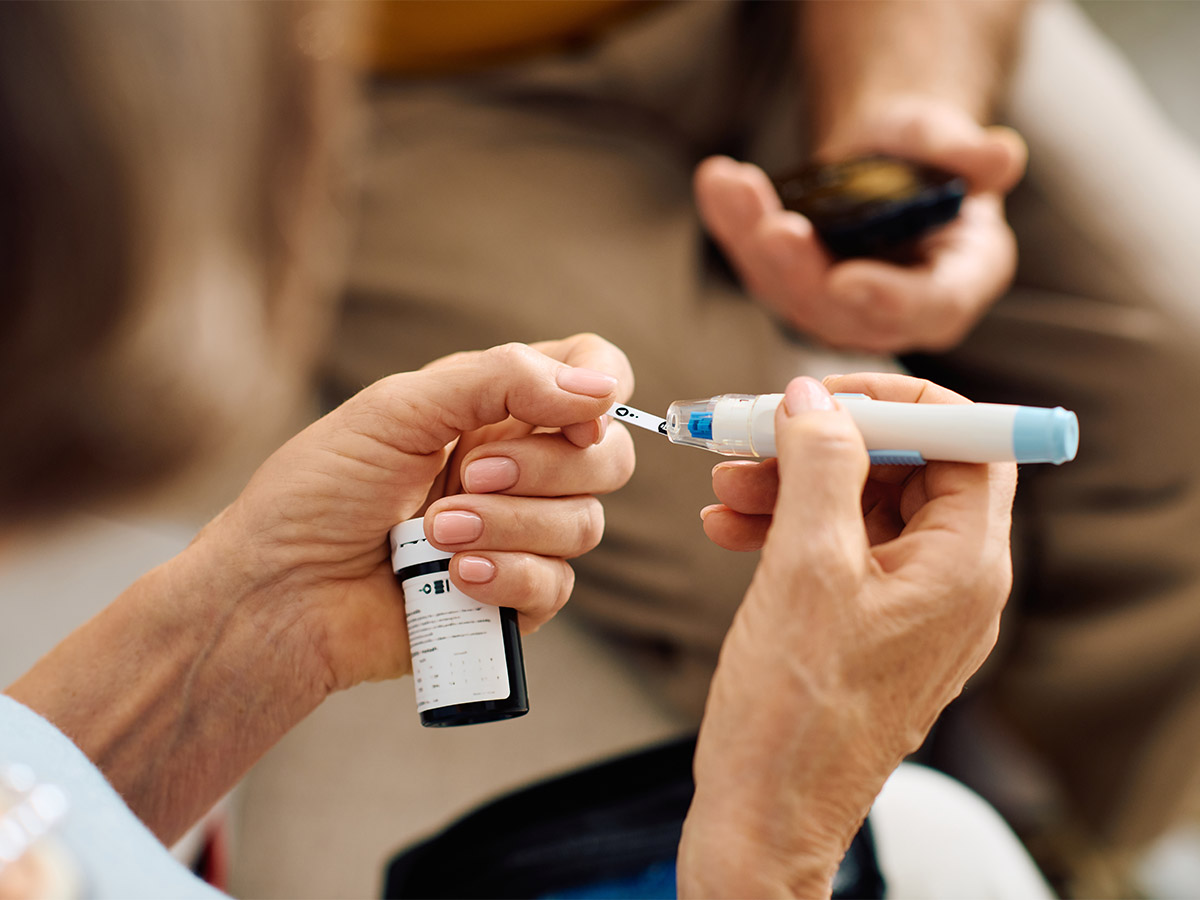 Managing diabetes at home